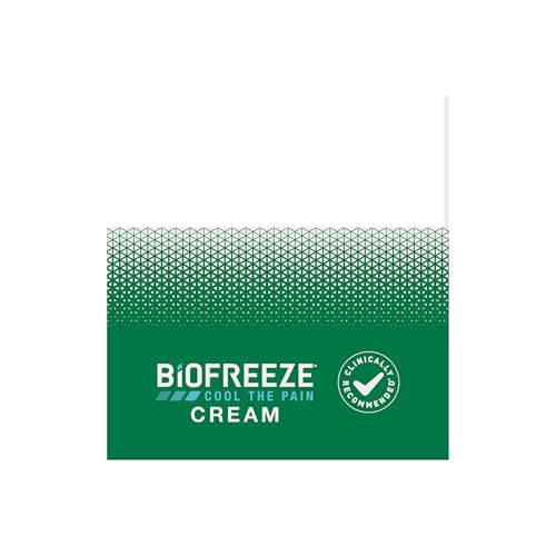 Biofreeze Pain Relief Cream for Knee, Neck, Hip, Joint, Shoulder, & Simple Backache, Arthritis Pain Reliever, Sore Muscle Relief, Cooling Menthol Pain Cream, 3 Oz Biofreeze buy supplements canada