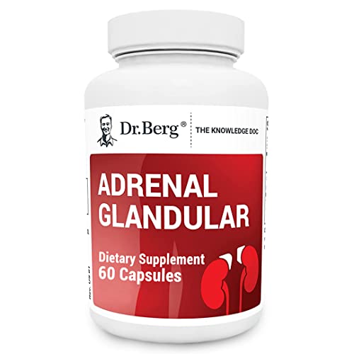 Dr. Berg's Adrenal Glandular - Cortisol Manager, More Energy, Focus, Stress and Immunity Dr. Berg Nutritionals buy supplements canada