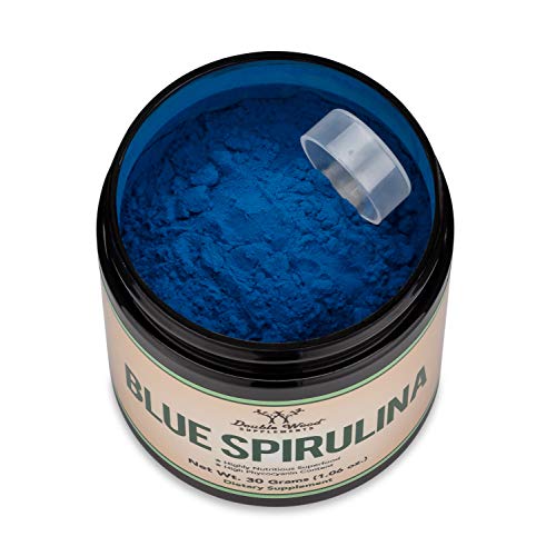Blue Spirulina Powder - Maximum 35% Phycocyanin Content, Superfood Powder from Blue Double Wood Supplements buy supplements canada