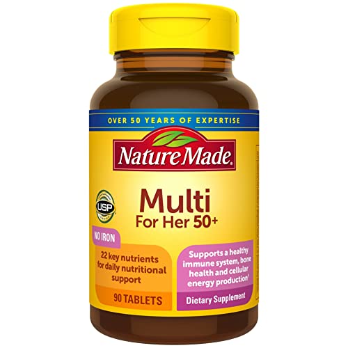 Nature Made Multivitamin For Her 50+ with No Iron, Womens Multivitamin for Daily Nutrition Nature Made buy supplements canada