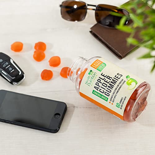 Vegan Apple Cider Vinegar Gummies | Max Strength 1000mg | ACV Supplement Gummy for Adults Health Nutrition Naturals buy supplements canada
