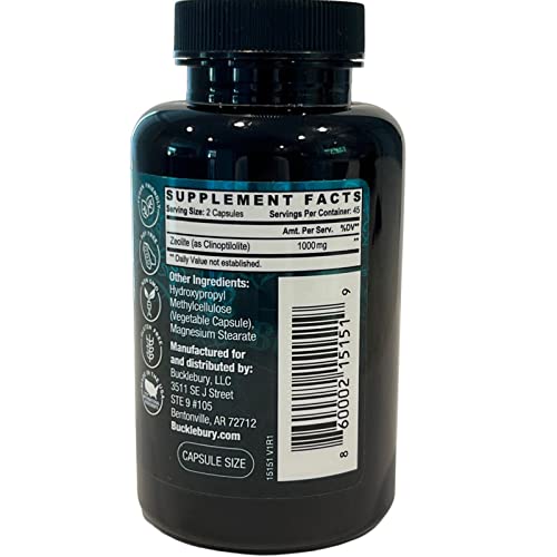 BUCKLEBURY Zeolite Micronized Smart Mineral Capsules - Supports Detox, Immune BUCKLEBURY buy supplements canada