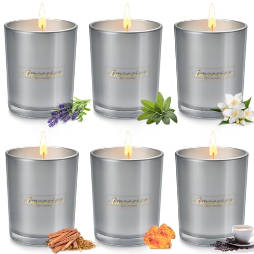 6 Pack Candles Clearance, Large Scented Candles, Candles for Home Scented, 35oz 250 Hour Long VSAFHZ buy supplements canada