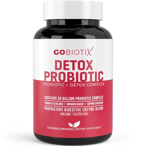GOBIOTIX Detox Probiotic Supplement with Digestive Enzymes, Milk Thistle, Turmeric GOBIOTIX buy supplements canada