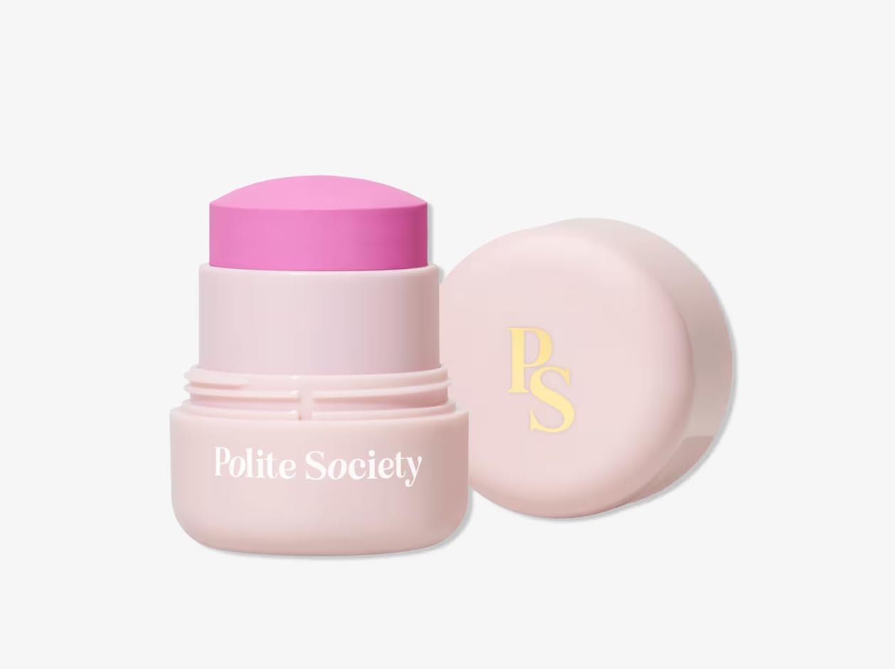 Polite Society Polite Pops Powder Blush Stick, Hybrid Cream to Powder Formula, Buildable Color with Coastal Plant and Vitamin E, Los Angeles cool pink Generic buy supplements canada