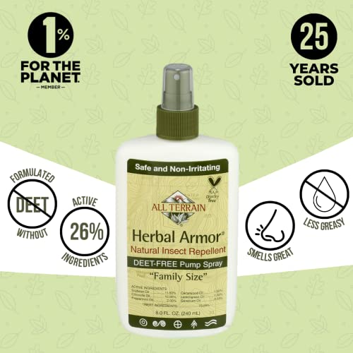 All Terrain Herbal Armor Natural Insect Repellent, DEET-FREE Pump Spray All Terrain buy supplements canada
