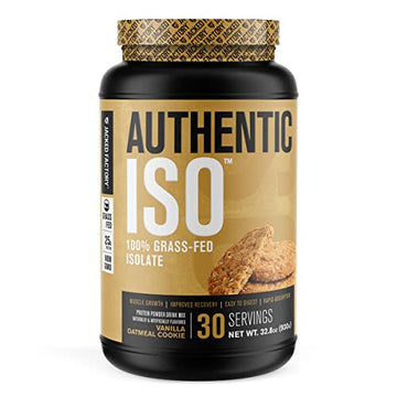 Authentic ISO Grass Fed Whey Protein Isolate Powder - Low Carb, Non-GMO Muscle Jacked Factory buy supplements canada