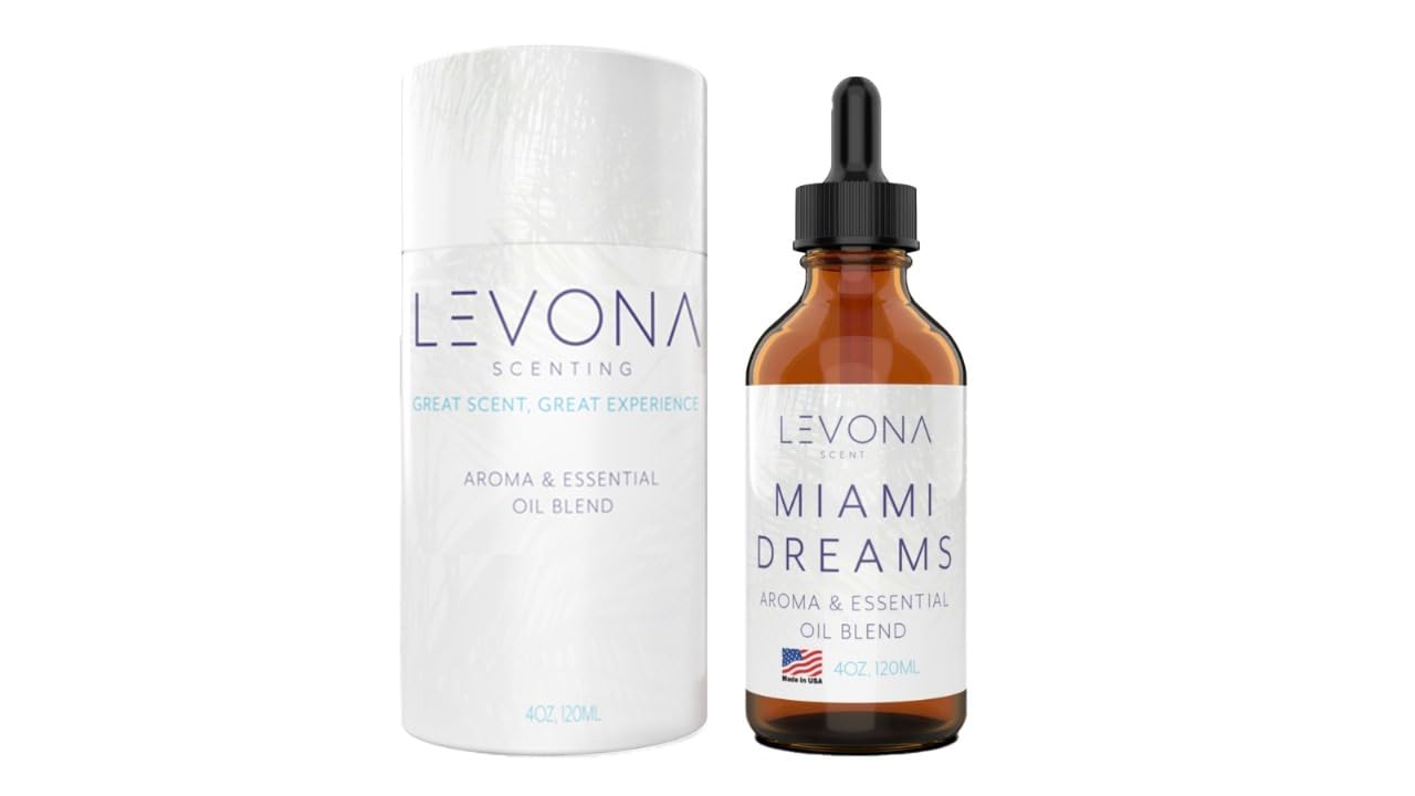 Levona Scent Essential Oils for Diffusers for Home: Miami Dreams Hotel & Home Luxury Scents Fragrance Oil LEVONA SCENT buy supplements canada