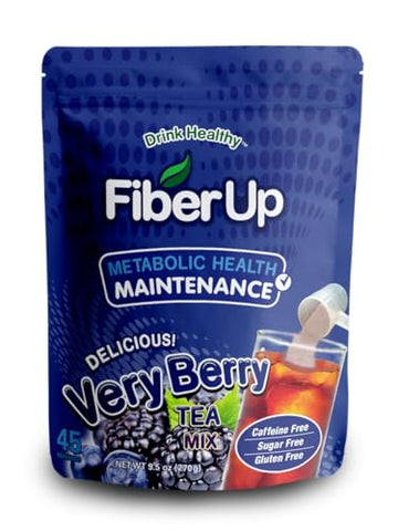 FIBER UP, Delicious Prebiotic Soluble Fiber Supplement, Very Berry Tea, 45 Servings. FIBER UP buy supplements canada