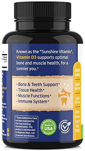 ForestLeaf - Vitamin D3 IU Weekly Supplement (50,000 IU - 240 Count) ForestLeaf buy supplements canada