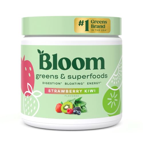 Bloom Nutrition Super Greens Powder Smoothie & Juice Mix (Strawberry Kiwi) Bloom Nutrition buy supplements canada