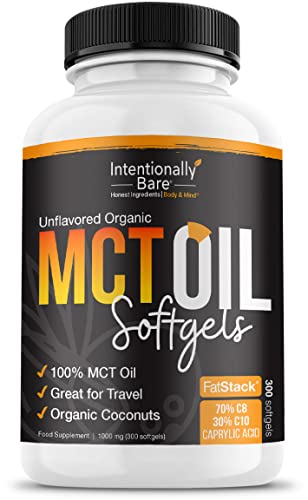 Intentionally Bare Organic MCT Oil Capsules - 70% C8 MCT Oil & 30% C10 MCT Capsules Intentionally Bare buy supplements canada
