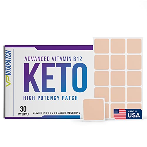 VitaPatch Keto Patch with B12 Methylcobalamin and Vitamin Guarana B12 Patch for Energy VitaPatch buy supplements canada