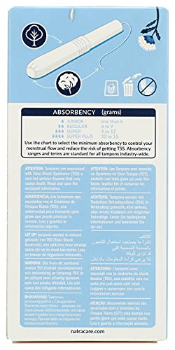 Natracare Organic Cotton Super Tampons with Cardboard Applicator, Plastic Free, Chlorine Free NATRACARE buy supplements canada