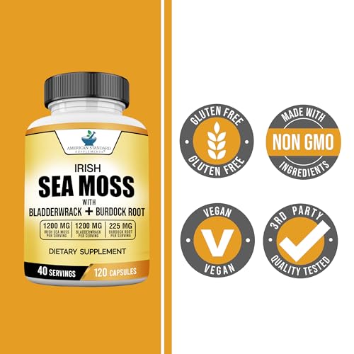 American Standard Supplements Irish Sea Moss 1200mg, Bladderwrack 1200mg American Standard Supplements buy supplements canada