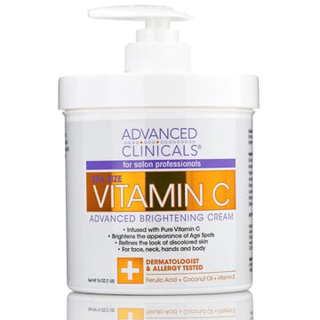 Advanced Clinicals Vitamin C Cream. Advanced Brightening Cream. Anti-aging cream Advanced Clinicals buy supplements canada