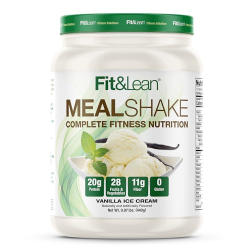 Fit & Lean Meal Shake, Fat Burning Meal Replacement, Protein, Fiber, Probiotics, Vanilla Fit & Lean buy supplements canada