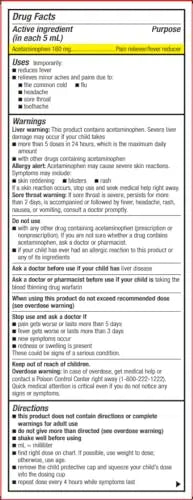 GoodSense Children's Pain and Fever, Acetaminophen 160 mg per 5 mL Oral Suspension, Grape Flavor, 8 FL OZ GoodSense buy supplements canada