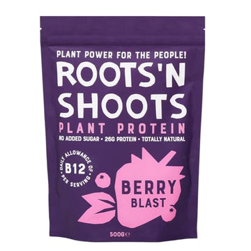 Roots 'n Shoots Vegan Protein, Shake, Berry Flavour, with Added B12, 26g Protein ROOTS 'N SHOOTS buy supplements canada