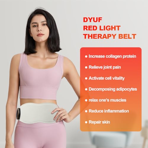 Red Light Therapy Belt Vibrating for Muscle Recovery and Pain Relief DYUF buy supplements canada