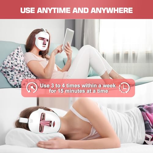 Red Light Therapy M-Ask Red Light Facial M-Ask Red Light Therapy for Face 7-1 Colors Light for Face Home Use LORICK buy supplements canada