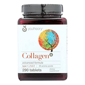 YOUTHEORY Collagen - Advanced Formula 290 Tablets YouTheory buy supplements canada