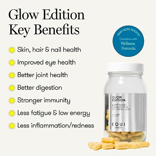 Equi - Glow Edition - 30 Day Multivitamin Capsules - Anti-Aging, Brightening Skin Supplement EQUI LONDON buy supplements canada