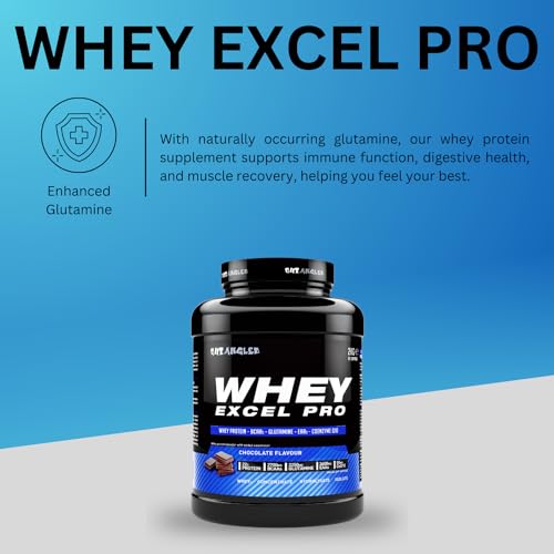 Out Angled Whey Excel Pro Whey Protein Powder Vanilla Flavour, 2kg, 66 Servings, High Protein Powder OUT ANGLED buy supplements canada