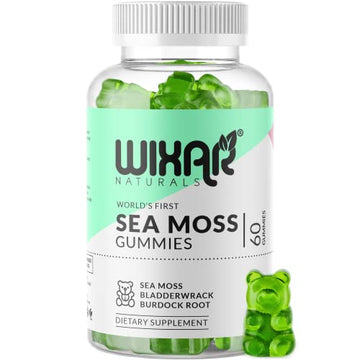WIXAR NATURALS Sea Moss Gummies - Natural Irish Sea Moss and Bladderwrack WIXAR NATURALS buy supplements canada