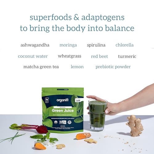 Organifi: GO Packs - Green Juice - Organic Superfood Supplement Powder - 15 Servings Organifi buy supplements canada