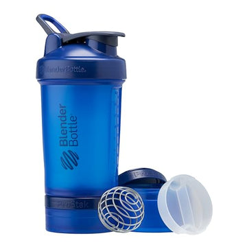BlenderBottle Shaker Bottle with Pill Organizer and Storage for Protein Powder, Classic V2 ProStak System Blender Bottle buy supplements canada