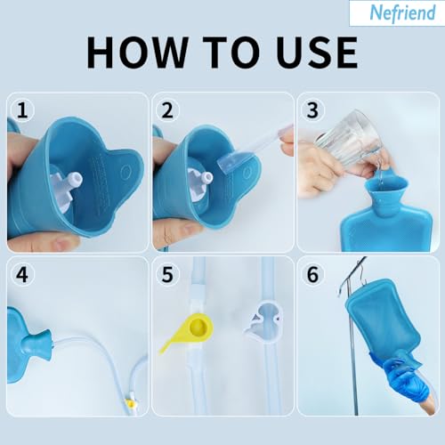 Nefriend-2L Enema Bag - Colon Cleanse - Constipation Relief - Vaginal Cleanse - Men's Health Msupps.com buy supplements canada