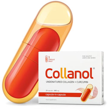 Collanol - Innovation in The Care of Healthy Joints - Liquid Formula in a Double Capsule 3D Collagen Collanol buy supplements canada