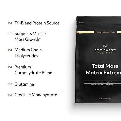 Protein Works - Total Mass Matrix Extreme Mass Gainer | High Calorie Protein Powder Protein Works buy supplements canada