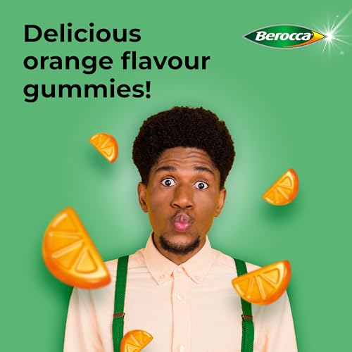 Berocca Immuno Gummy Vitamins, Orange Flavour, Bursting with Immune System Berocca buy supplements canada