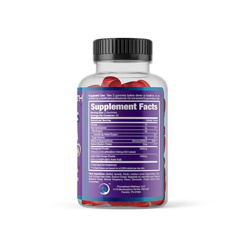 Ashwa ACV Pro Health - Sugar Free Apple Cider Vinegar Gummies, Ashwagandha Gummies Promethean Wellness buy supplements canada