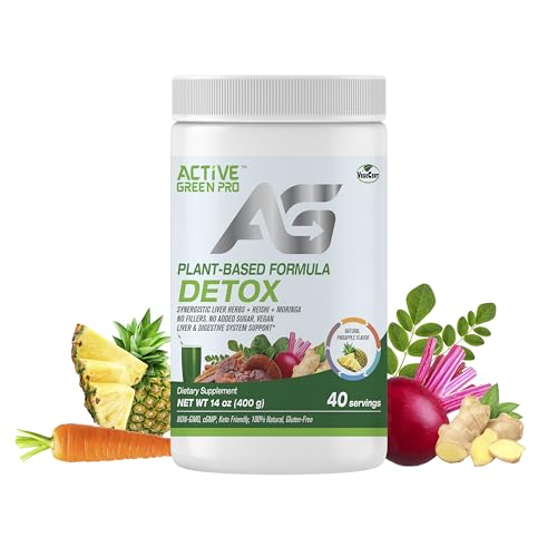 Active Green Pro - Detox Powder, Blend of Synergistic Liver Herbs, Reishi, Moringa Active Green Pro buy supplements canada