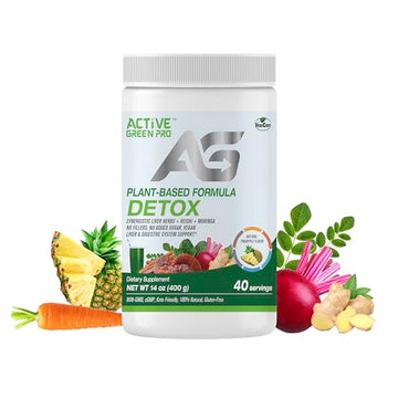 Active Green Pro - Detox Powder, Blend of Synergistic Liver Herbs, Reishi, Moringa Active Green Pro buy supplements canada