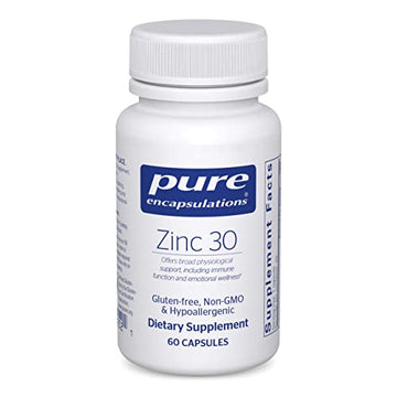 Pure Encapsulations Zinc 30 mg - Highly Absorbable - 60 Capsules Pure Encapsulations buy supplements canada
