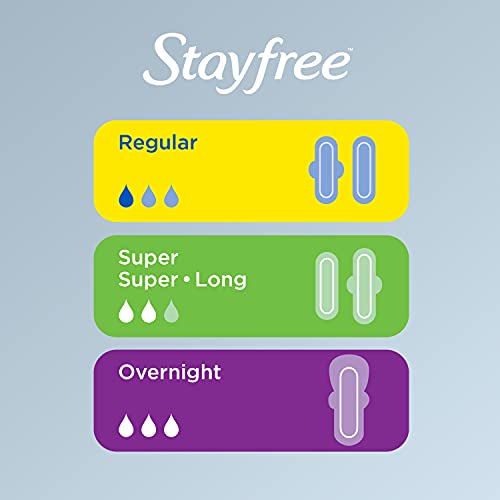 Stayfree Maxi Pads for Women, Super - 66 Count Stayfree buy supplements canada