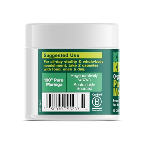 KULI KULI Organic Pure Moringa Capsules, 60 CT Kuli Kuli buy supplements canada
