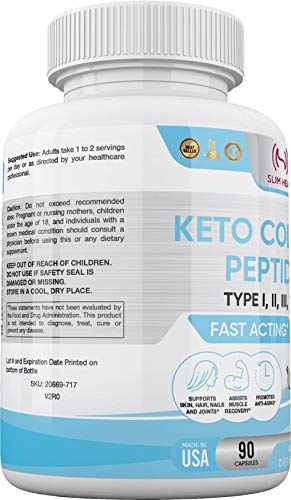 Slim Heat Multi Collagen Complex - Type I, II, III, V, X - Healthy Hair, Nails and Joints Slim Heat buy supplements canada