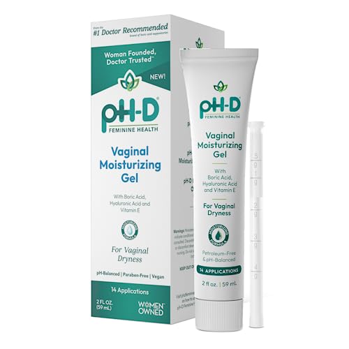Boric Acid Moisturizing Vaginal Gel with Hyaluronic Acid, Vitamin E for Vaginal Dryness by pH-D pH-D Feminine Health Support buy supplements canada