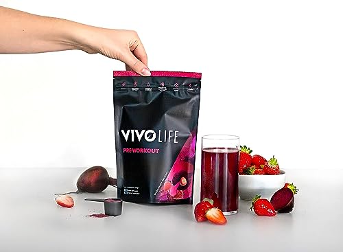 Vivo life - Pre-Workout Energy Drink Supplement, Improve Performance, Guarana Natural Vivo life buy supplements canada