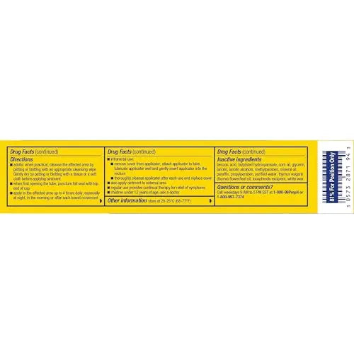 PREPARATION H Hemorrhoid Symptom Treatment Ointment, Itching, Burning & Discomfort Relief, Tube (2.0 Ounce) Preparation H buy supplements canada