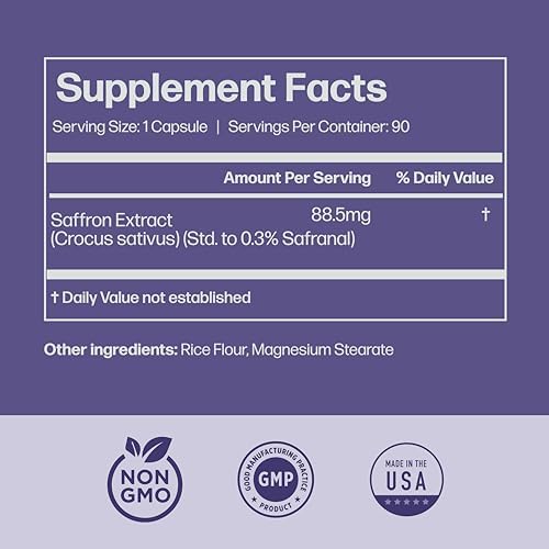 Pure Saffron Extract - Appetite Suppressant for Weight Loss Women & Men - Natural Hunger Ultra6 Nutrition buy supplements canada