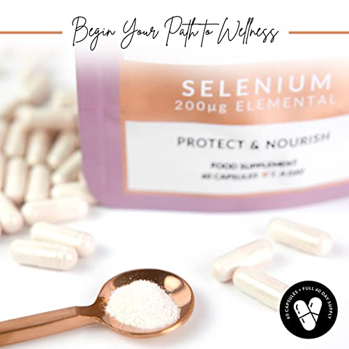 Selenium Supplements - Selenium Capsules for Hair, Skin, Nails & Cognitive Function BIRCH & WILDE buy supplements canada