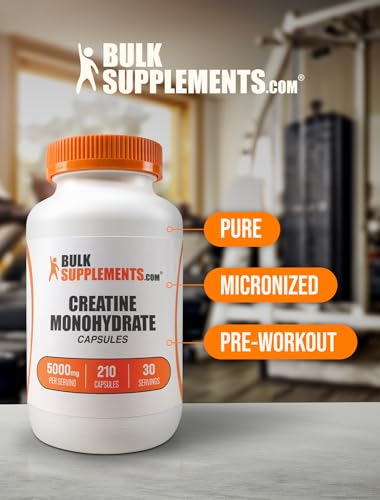 BULKSUPPLEMENTS.COM Creatine Monohydrate Capsules - Micronized Creatine Monohy BULKSUPPLEMENTS.COM buy supplements canada