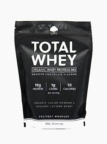 Total Whey | Organic Whey Protein Powder | Whey from Grass-fed Cows | 500g Powder G&G Vitamins buy supplements canada