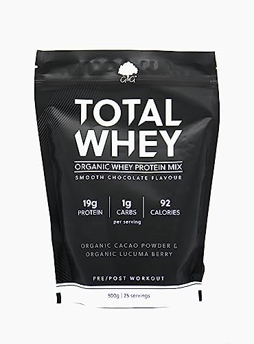 Total Whey | Organic Whey Protein Powder | Whey from Grass-fed Cows | 500g Powder G&G Vitamins buy supplements canada
